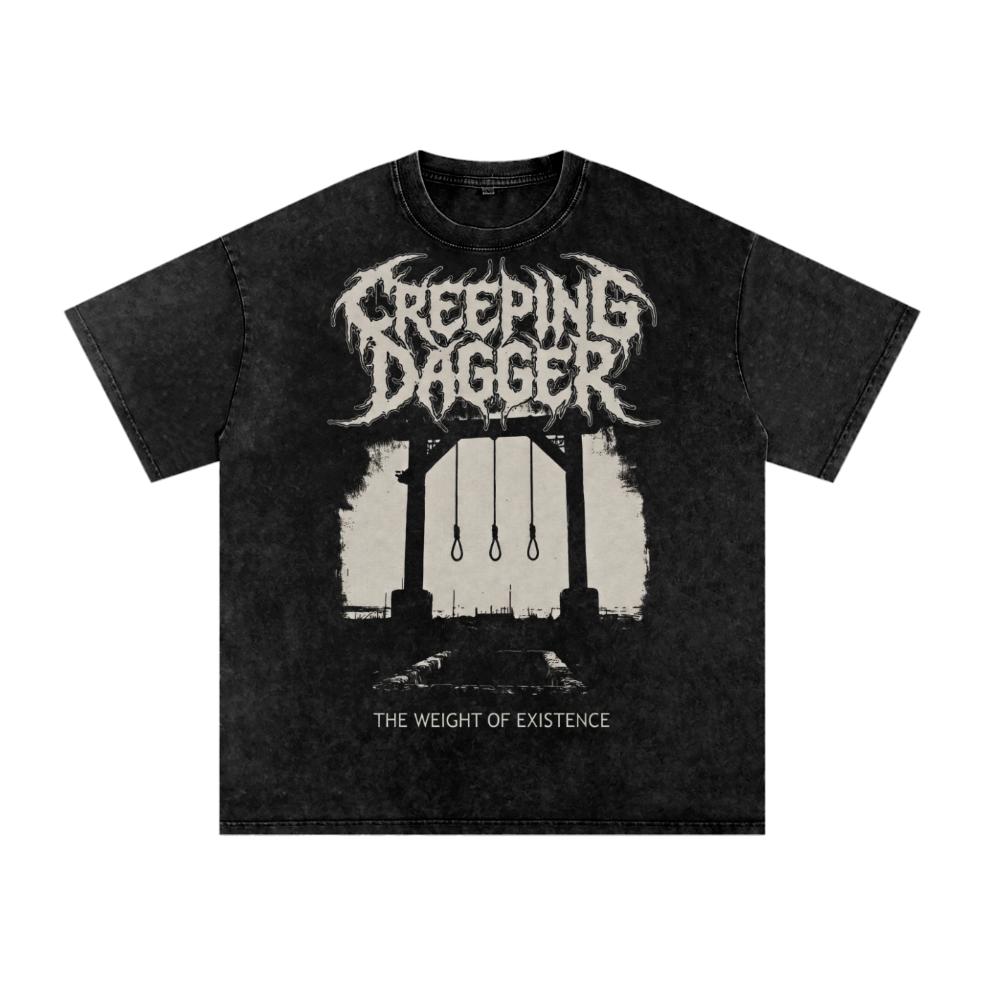 The Gallows Snow Washed Oversized Tee