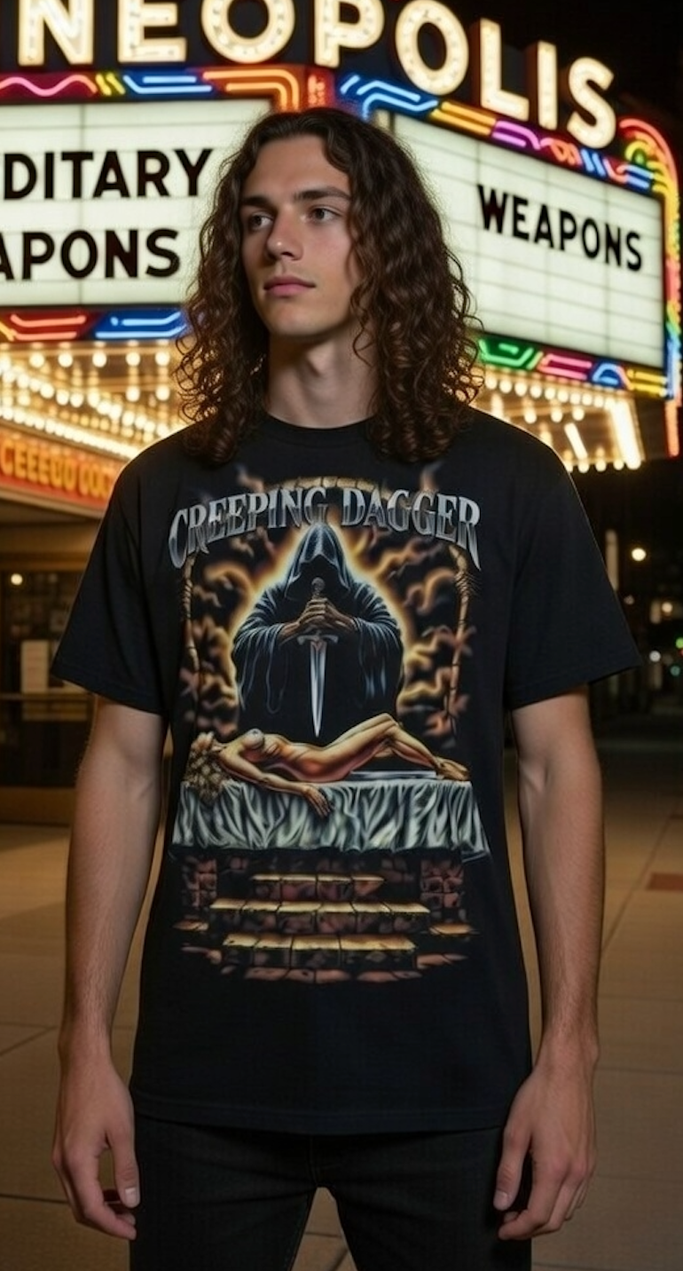 Sacrifice Snow Washed Oversized Tee