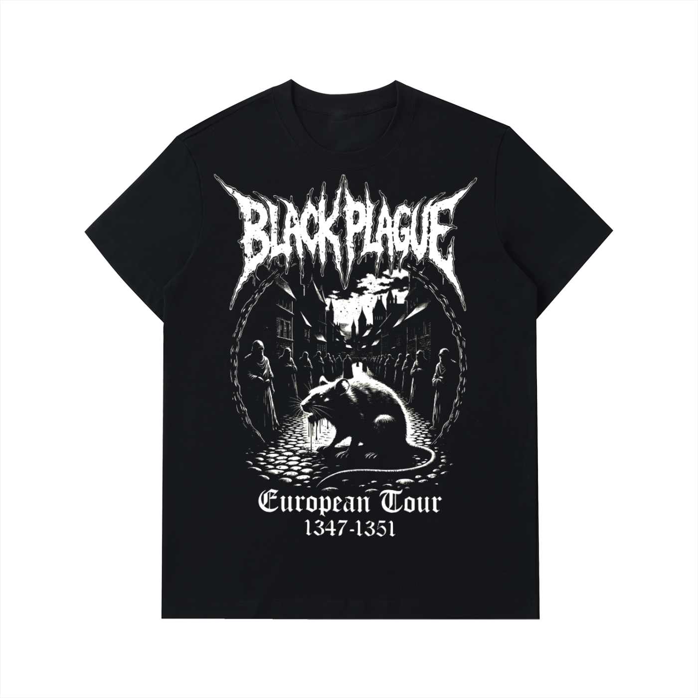 Black Plague Tour Heavyweight Tee