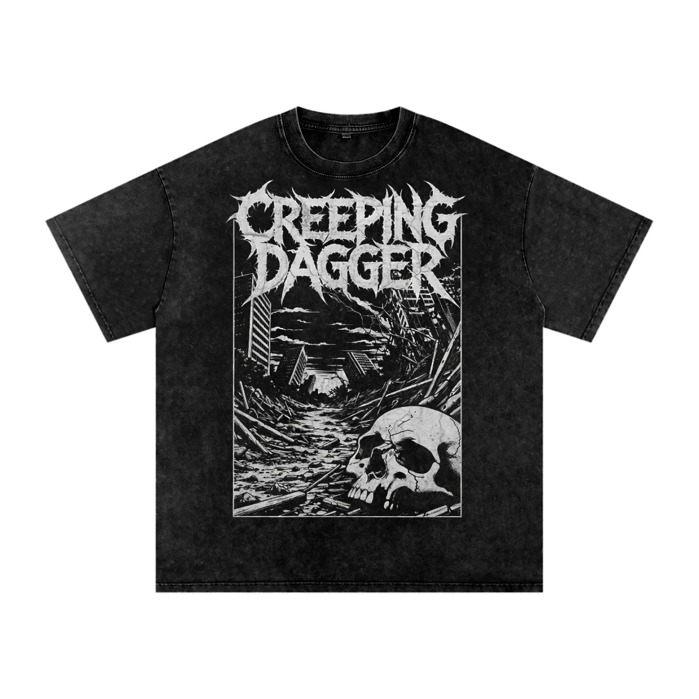 Post-Apocalypse Snow Washed Oversized Tee