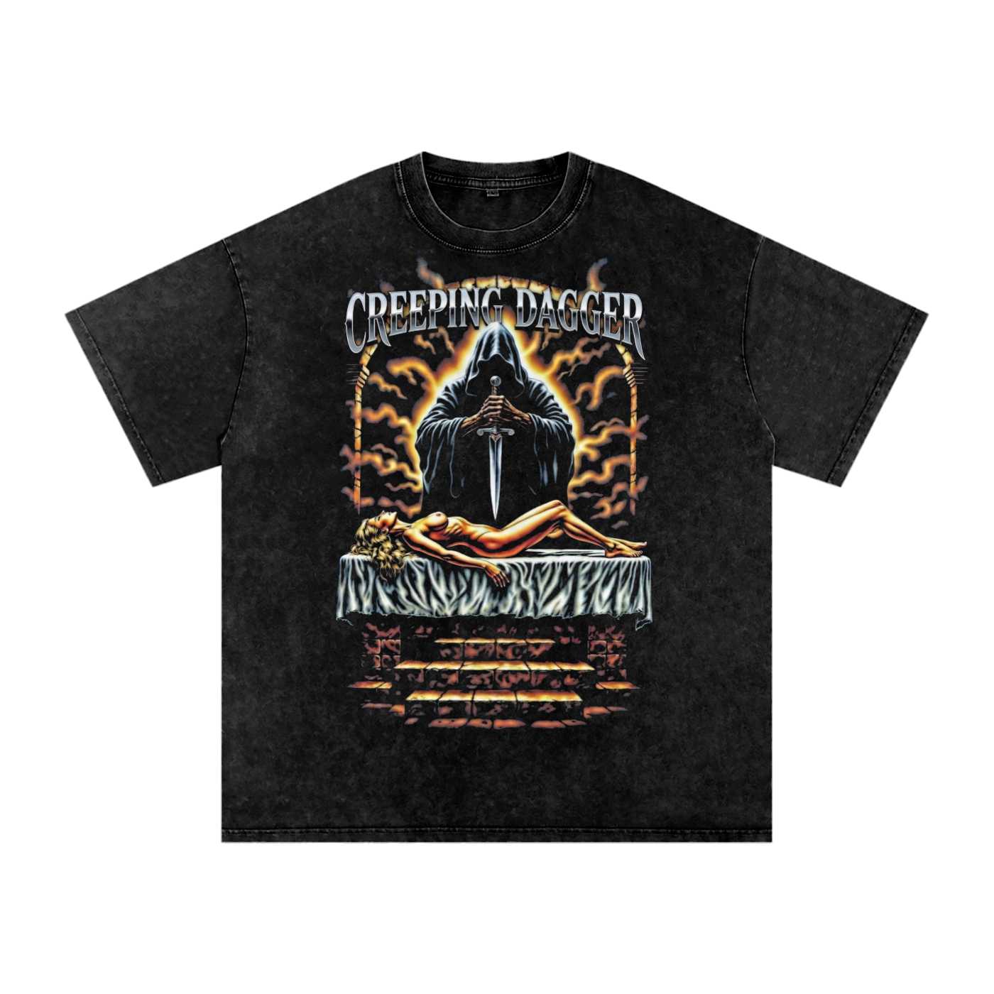 Sacrifice Snow Washed Oversized Tee