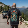 Fire Frog Snow Washed Oversized Tee